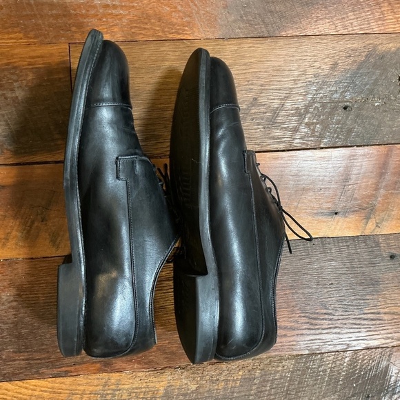 Allen Edmonds Black Leather Cap Toe Oxford Dress Shoes Size 9.5 - Picture 7 of 13